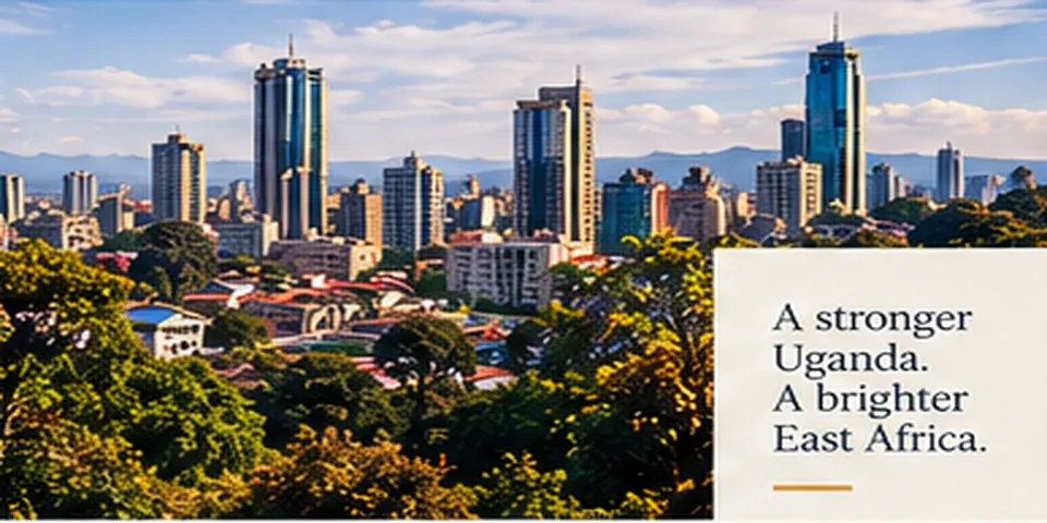 East African city skyline